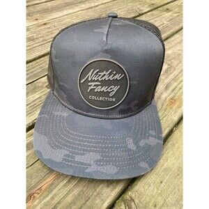 Nuthin Fancy All Over Mesh Truckers Hat Cap Mens Trucker Hat One Size Black Camo